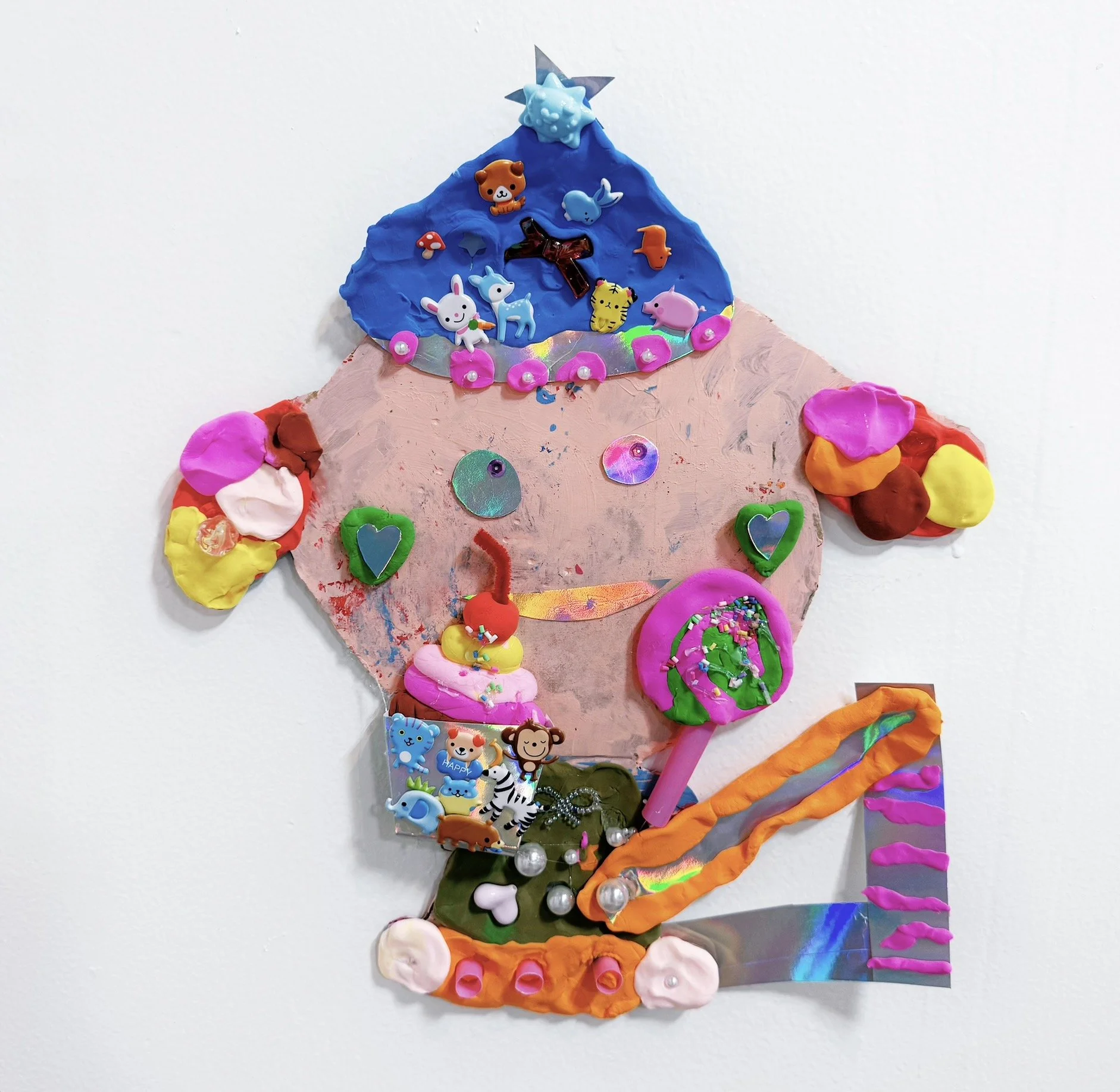 Joyful Pup in Candyland
